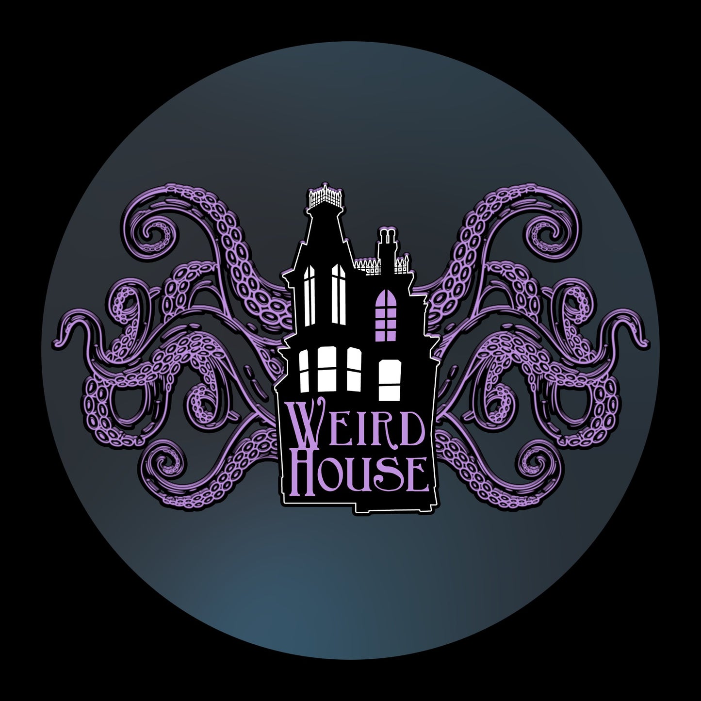 Weird House Lavender Button